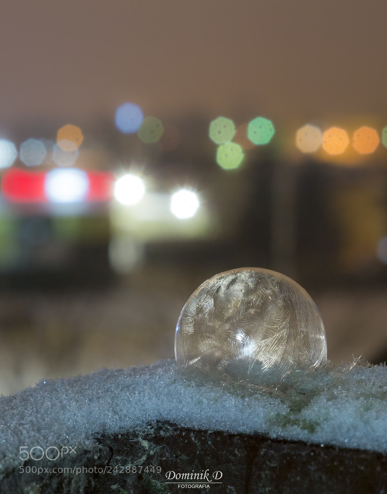 Sony SLT-A58 sample photo. Frozen soap bubble photography