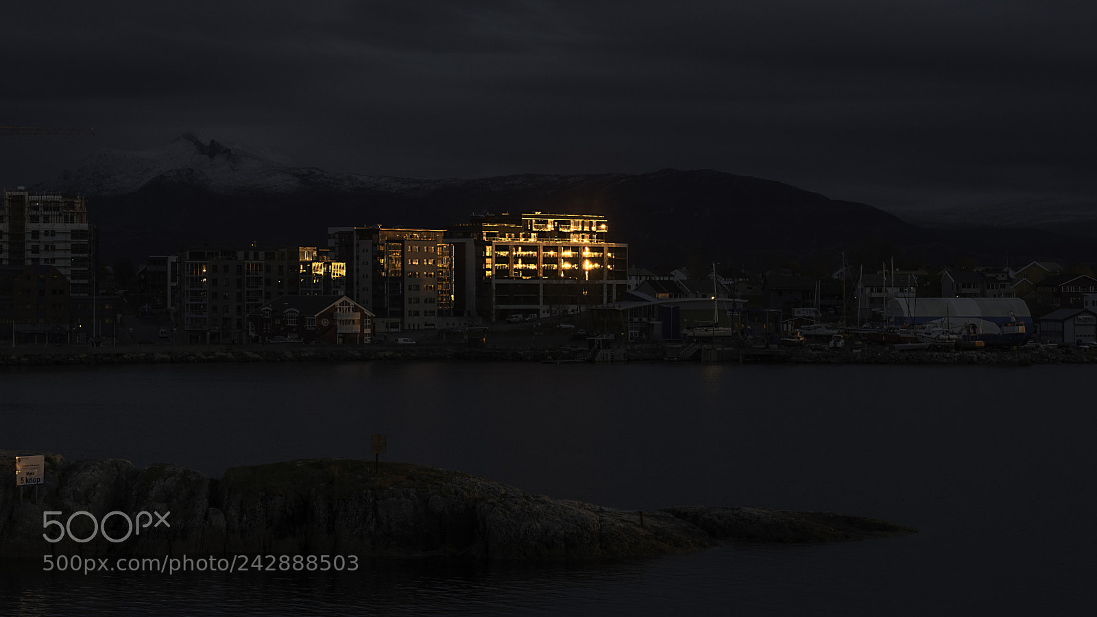 Nikon D850 sample photo. Bodø i vinterlys photography