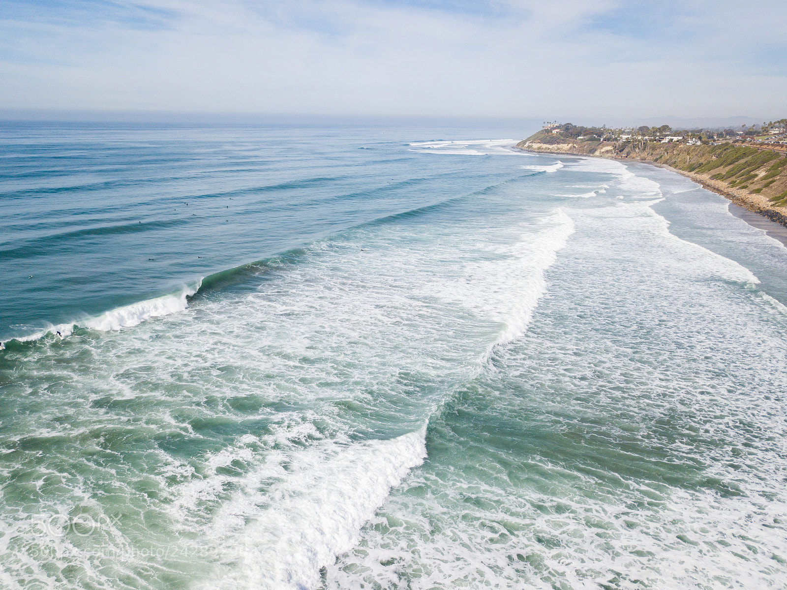 DJI FC220 sample photo. Solid swell san elijo photography