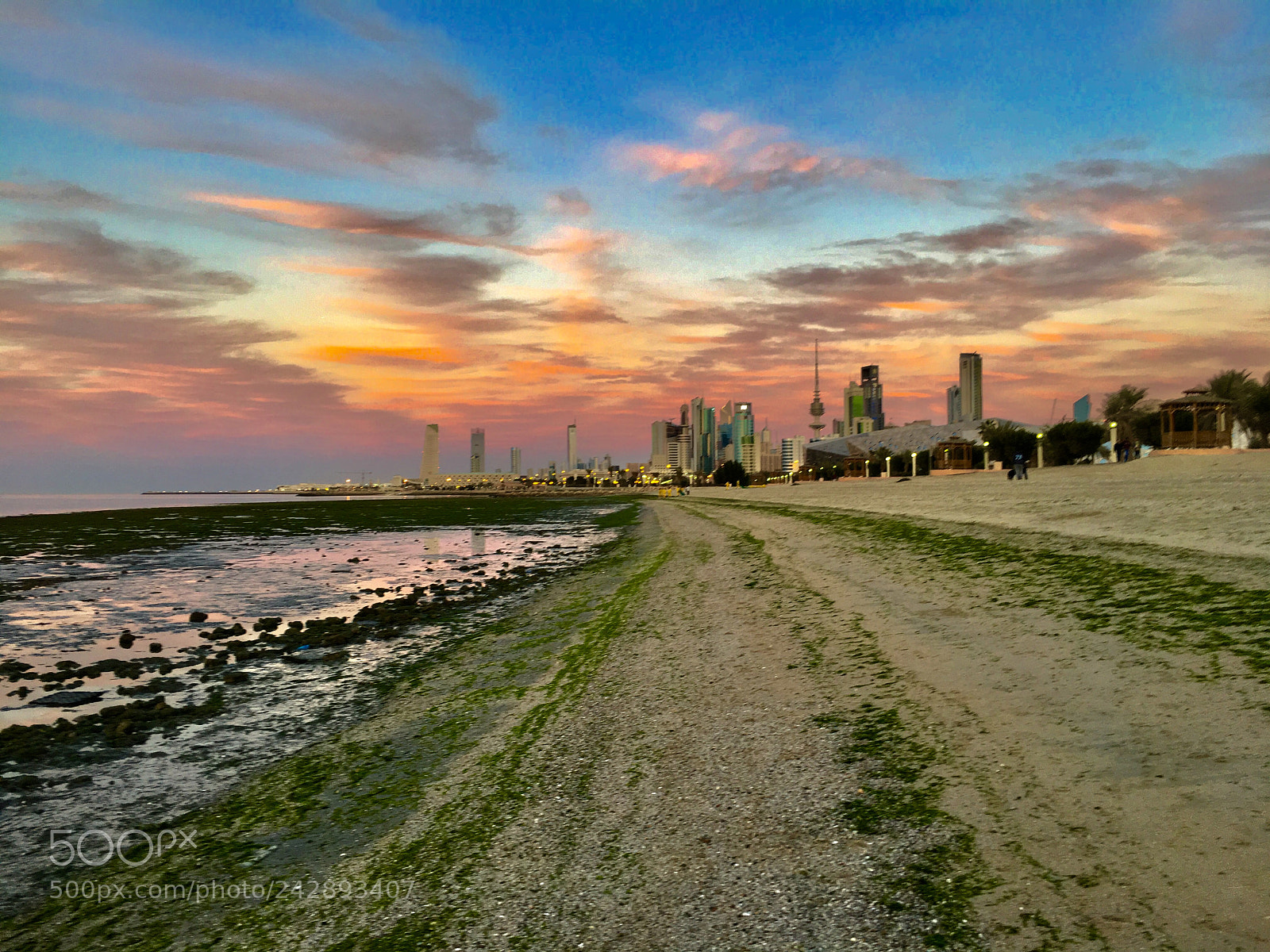 Apple iPhone 6s sample photo. Kuwait city from afar photography