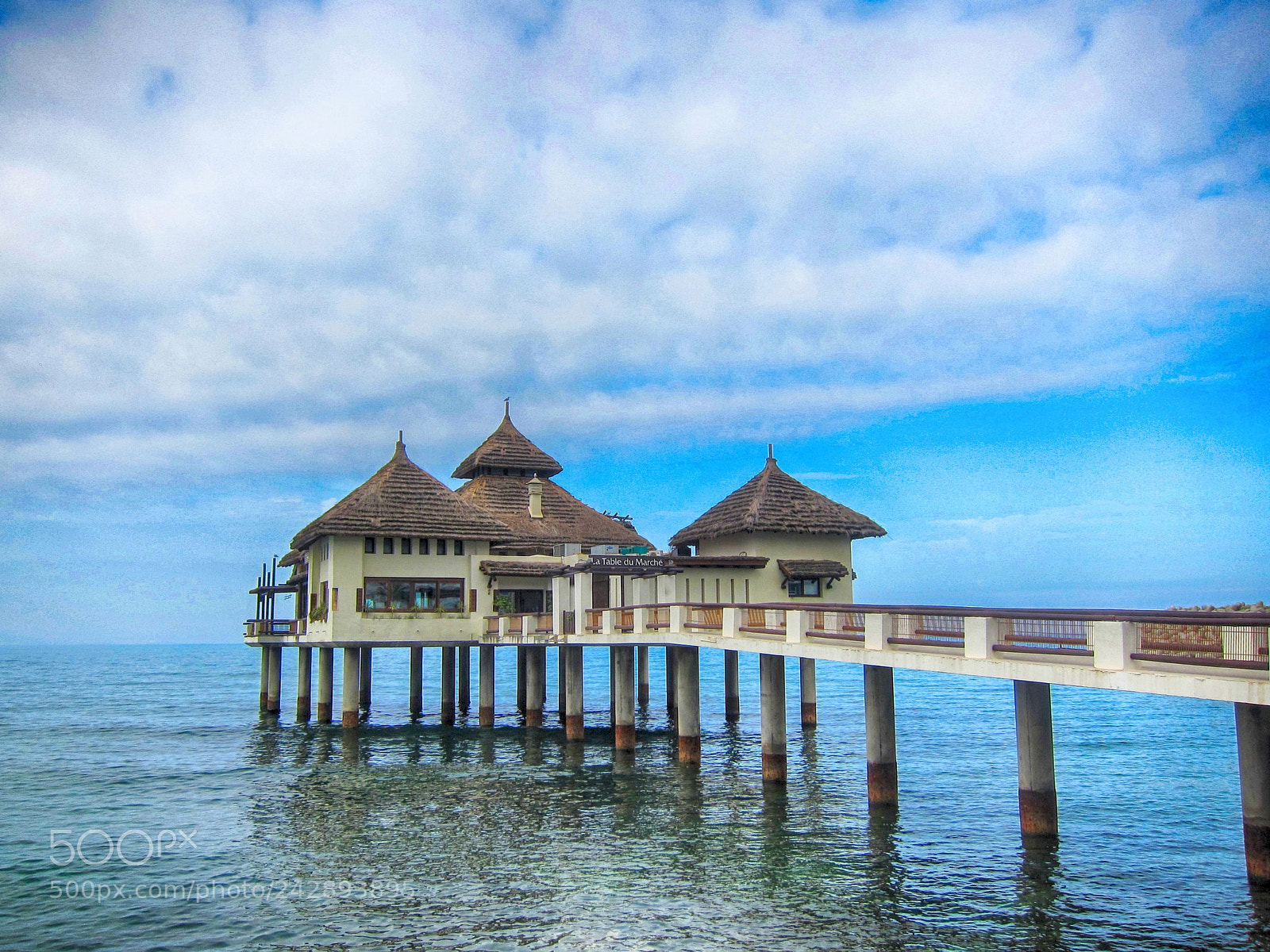 Canon PowerShot S95 sample photo. Restaurant on the sea photography
