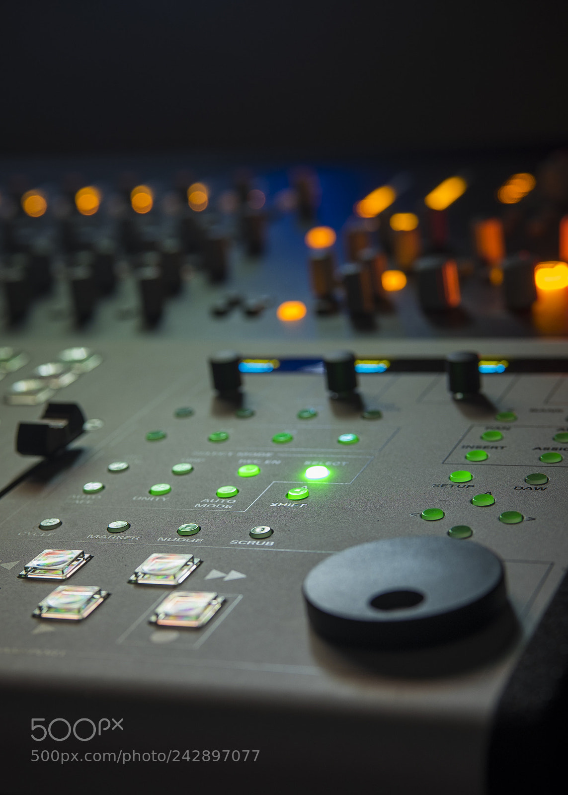 Fujifilm X-E2 sample photo. Console lights photography