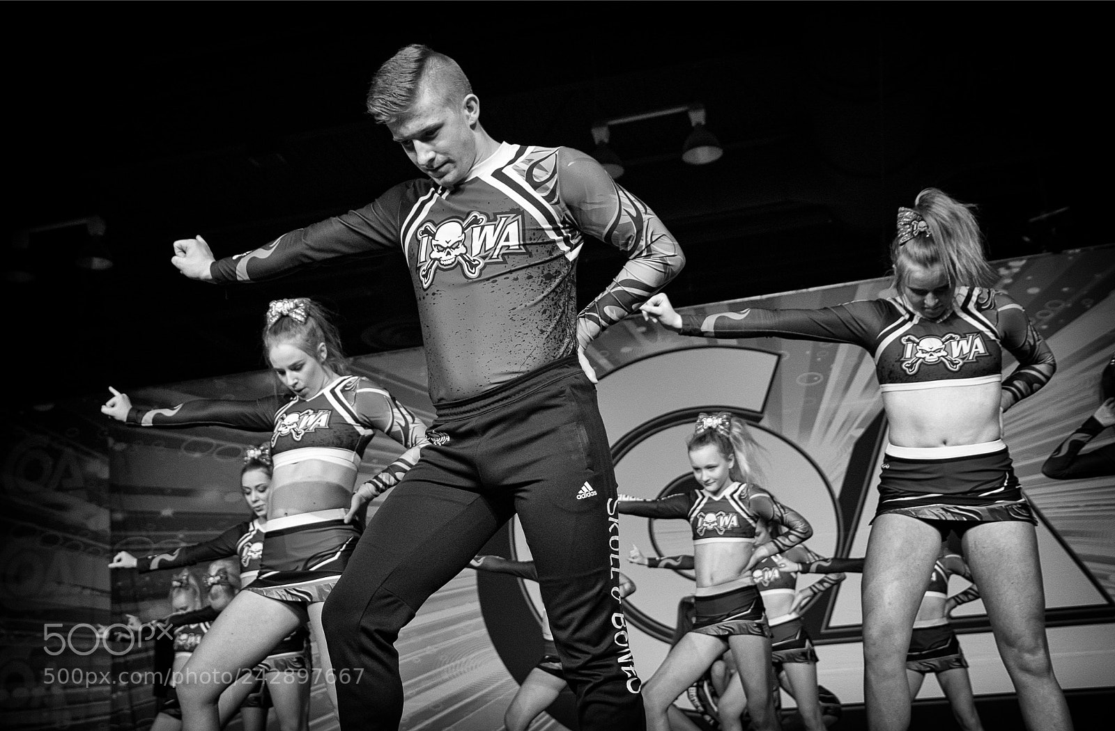 Nikon D500 sample photo. Cheer competition photography