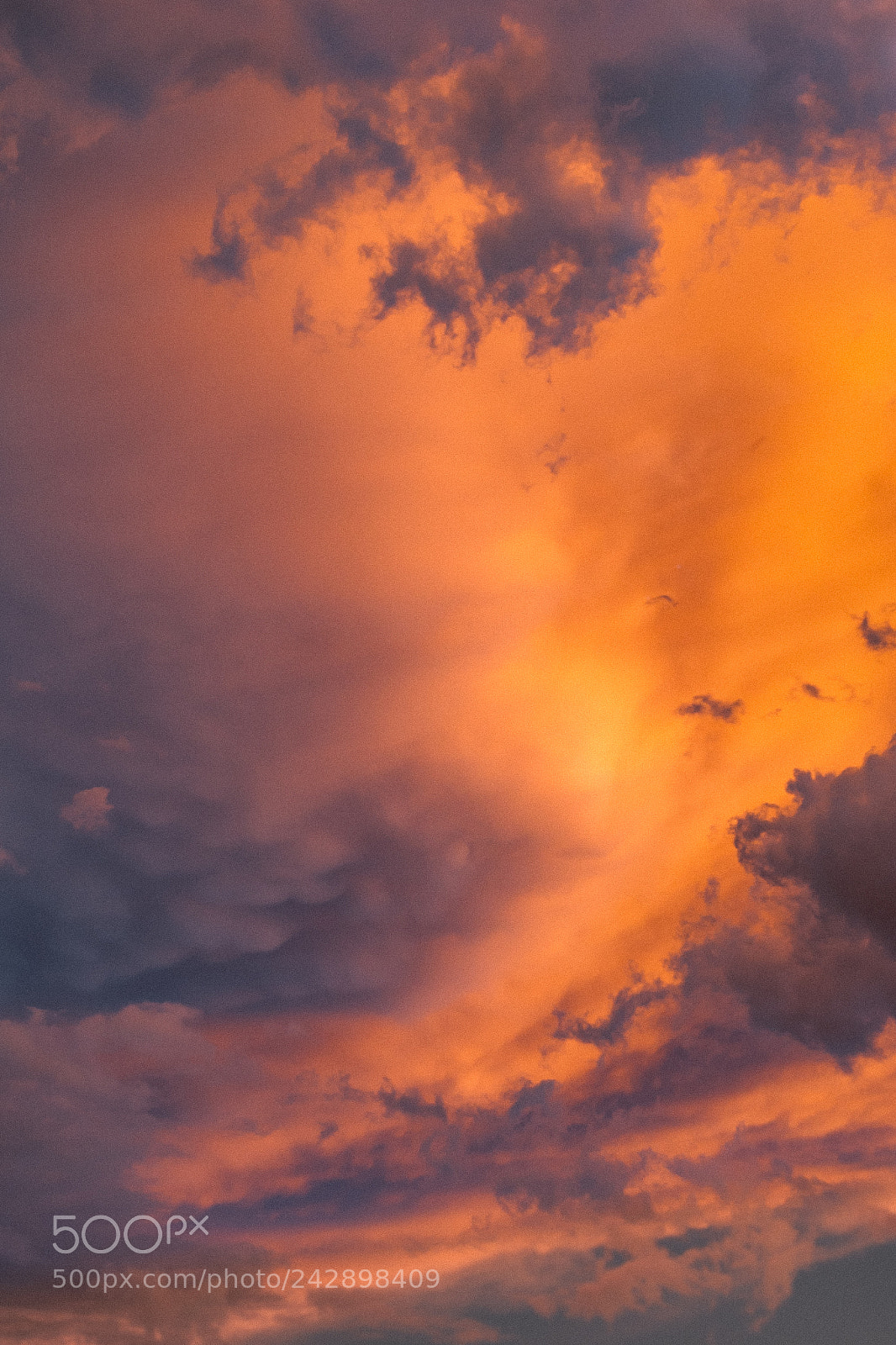 Fujifilm X-E1 sample photo. Orange storm photography