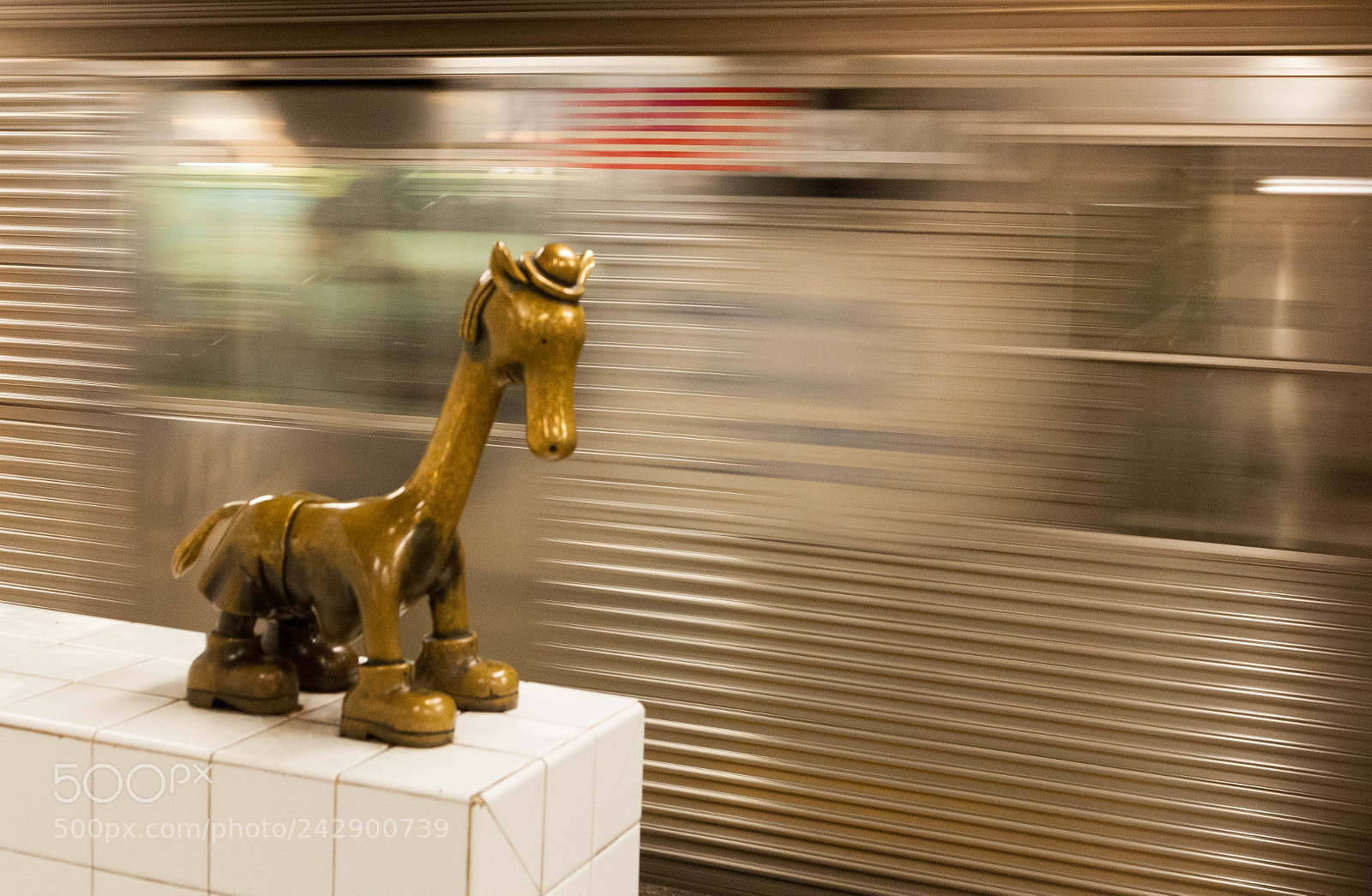 Nikon D90 sample photo. Speeding subway and standing photography
