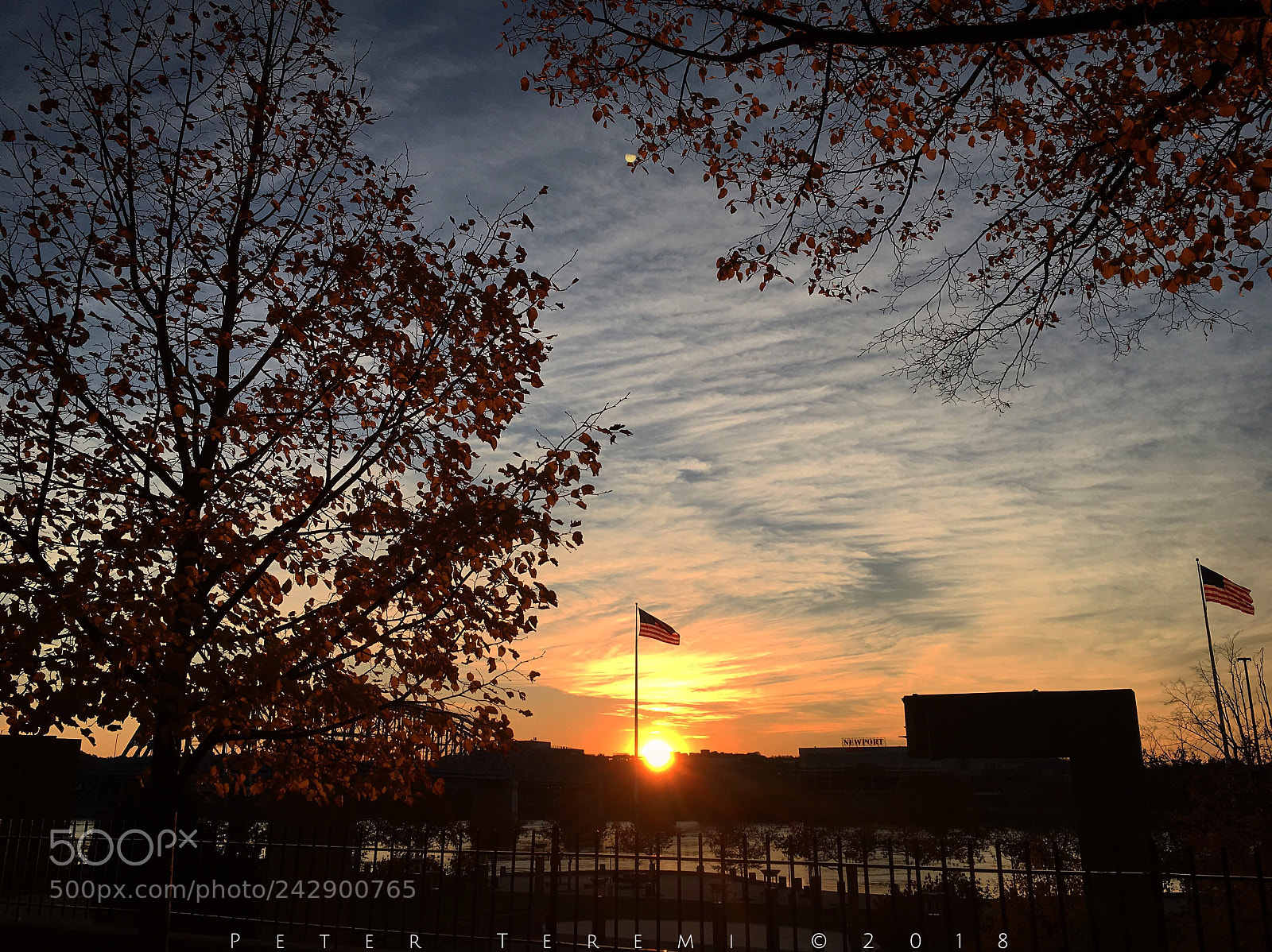 Apple iPhone 6s sample photo. Sunrise on the levee photography