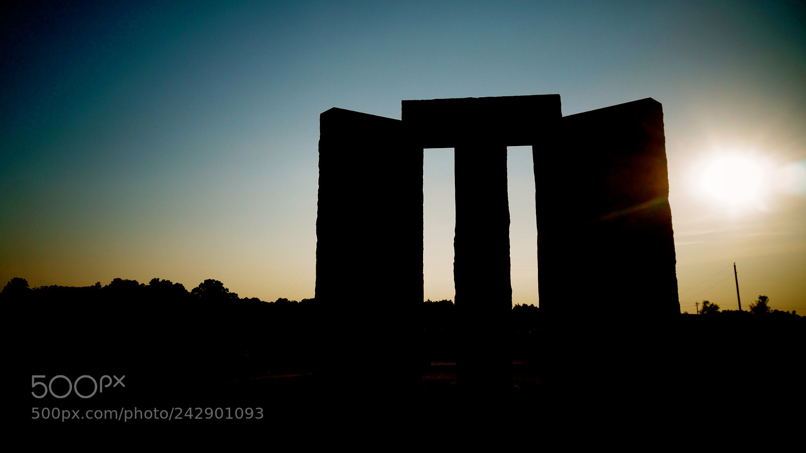 Sony Alpha NEX-3N sample photo. Georgia guidestones photography
