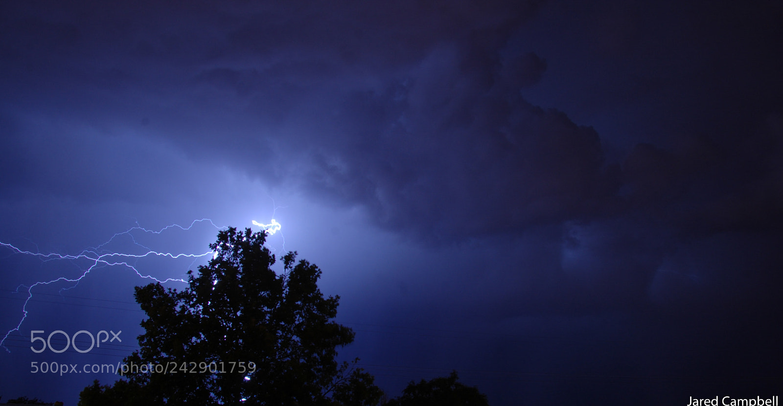 Nikon D40 sample photo. Thunder storm lightning photography
