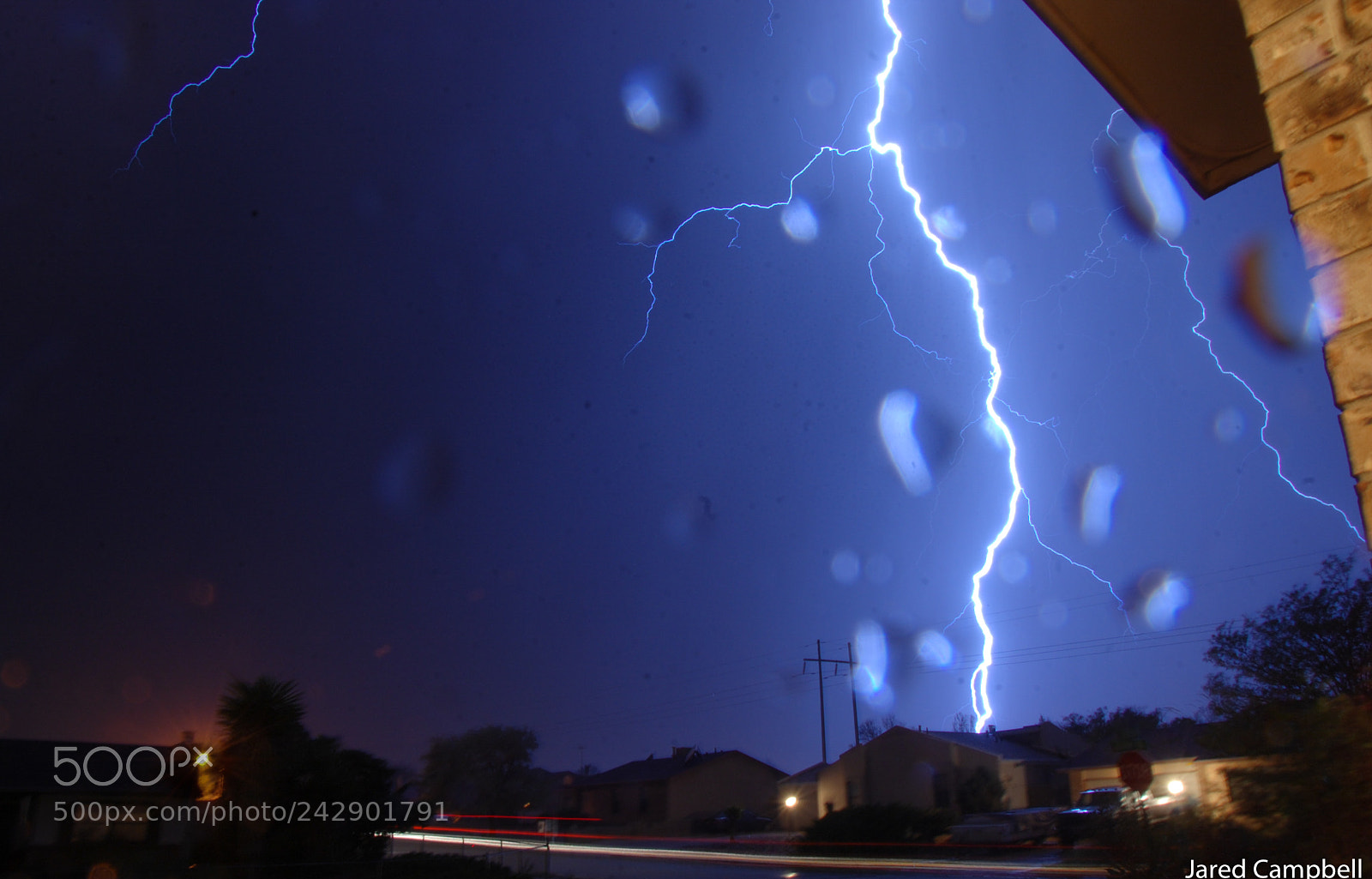 Nikon D40 sample photo. Thunder storm lightning photography