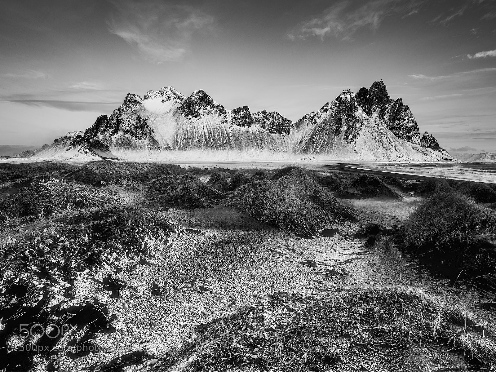 Nikon D850 sample photo. Vestrahorn in two colors photography