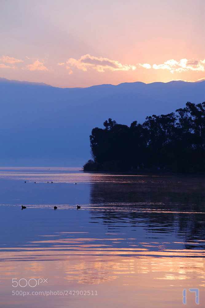Canon EOS 6D + Canon EF 24-105mm F4L IS USM sample photo. 邛海的日出时刻 photography