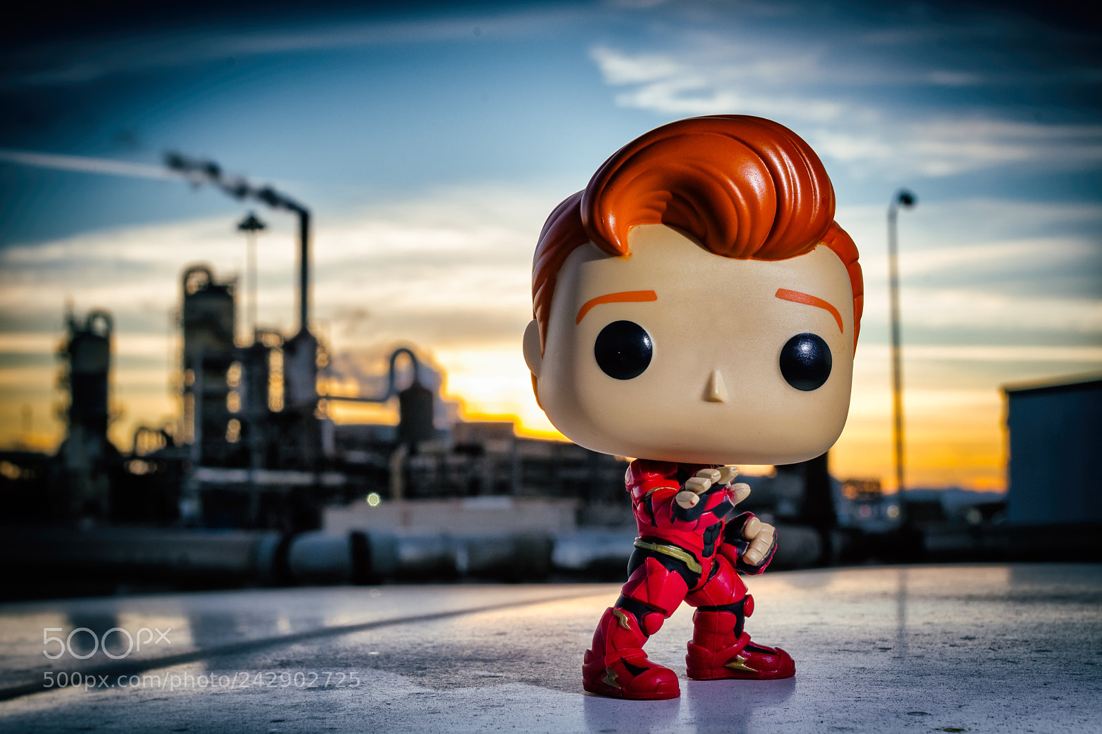 Nikon D500 sample photo. The flash conan funko photography