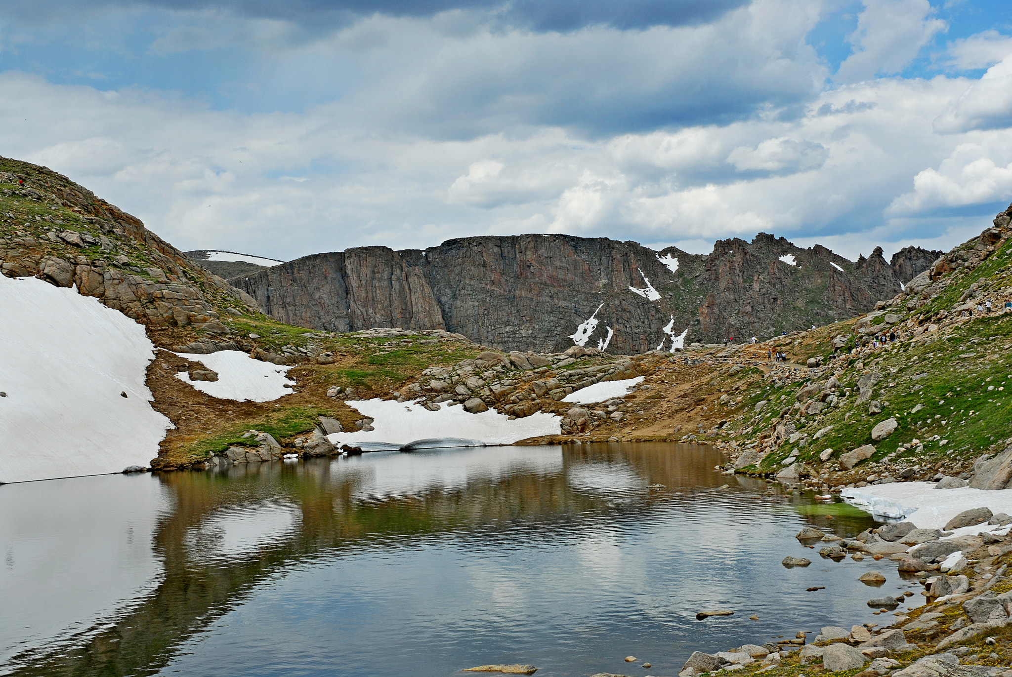 Nikon D200 sample photo. Summit lake in summer photography