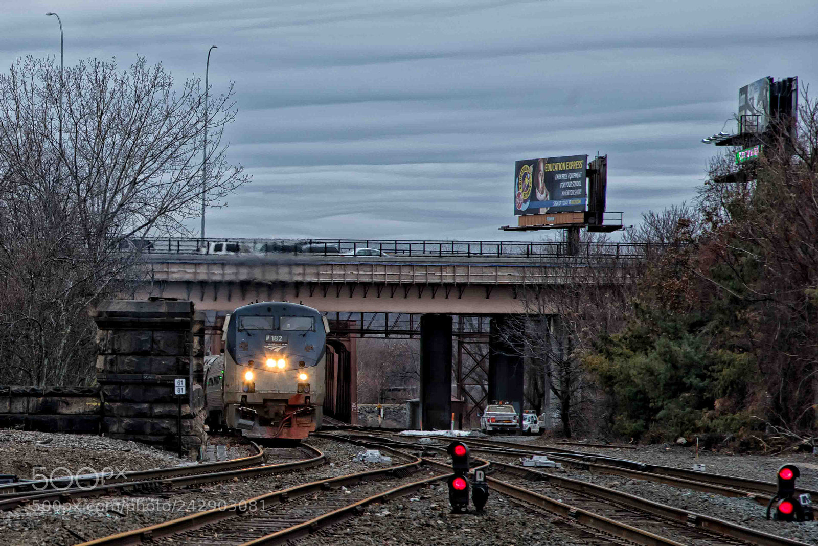 Nikon D810 sample photo. Amtrak vermonter springfield photography