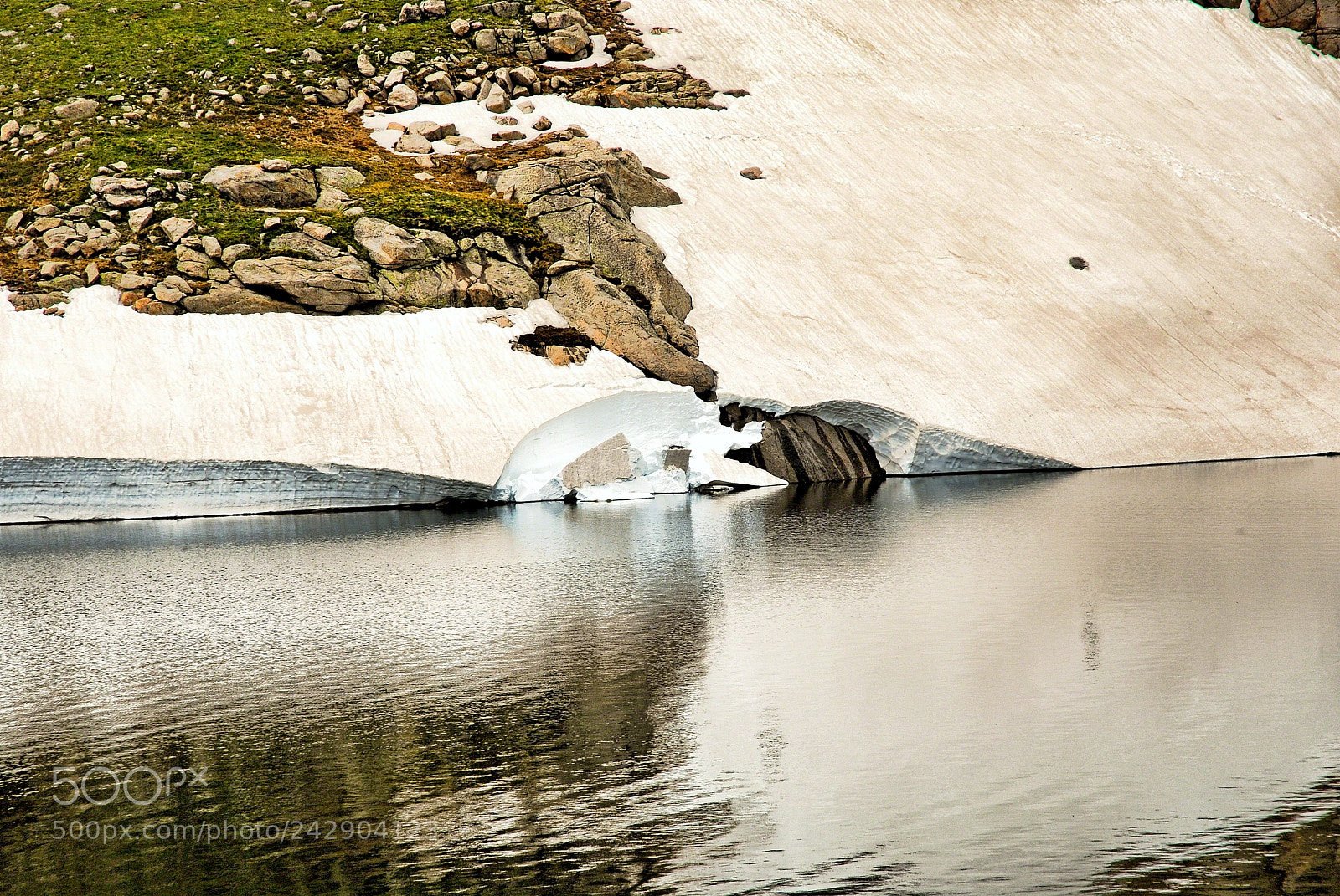 Nikon D200 sample photo. Summit lake glacial remnants photography