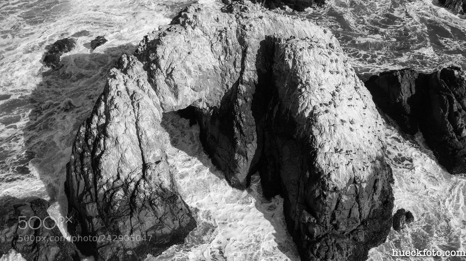 DJI FC220 sample photo. Sutro baths & twin peaks photography