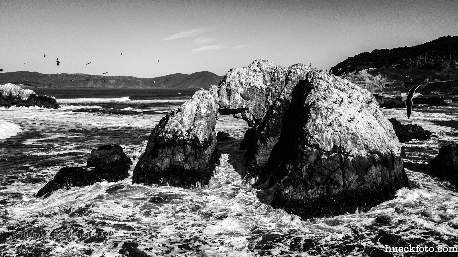 DJI FC220 sample photo. Sutro baths & twin peaks photography