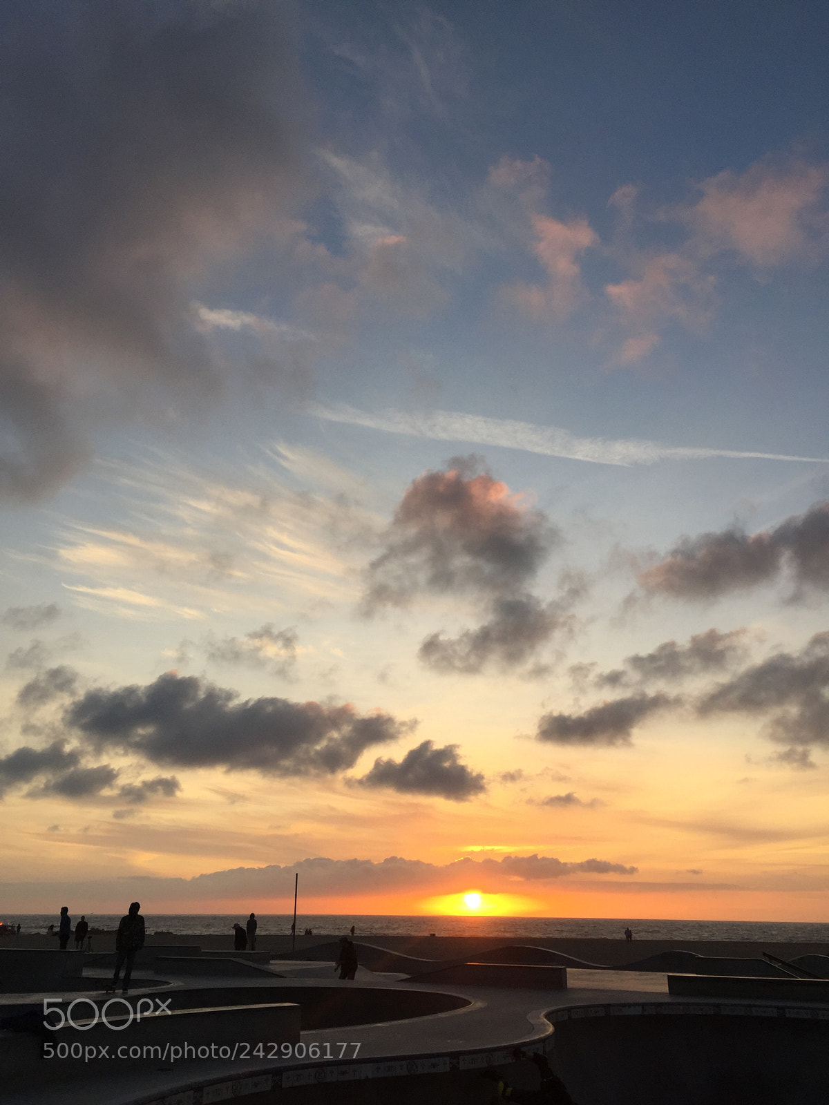 Apple iPhone 6 sample photo. Santa monica sunset photography
