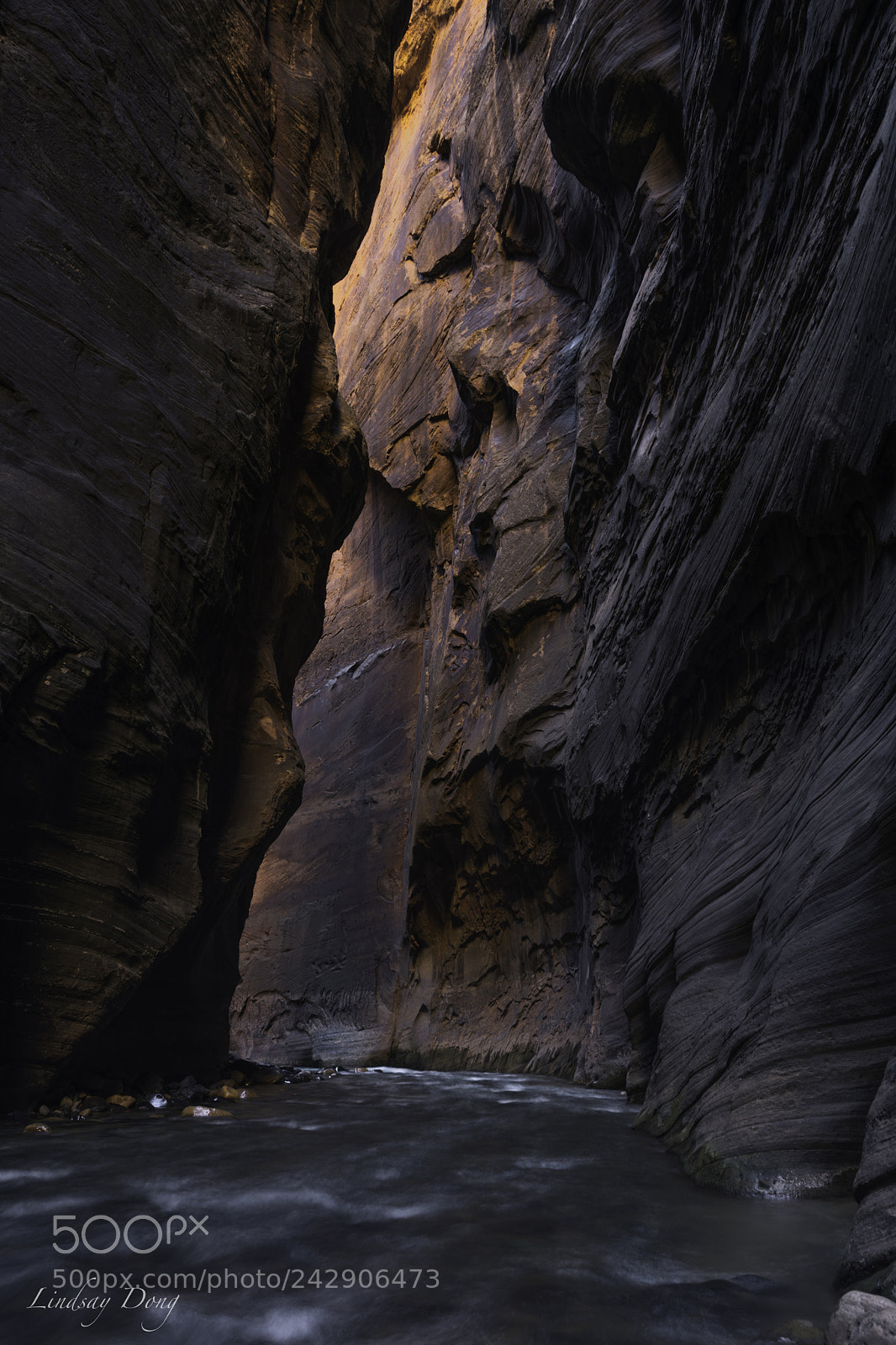 Nikon D3400 sample photo. The narrows -- zion photography