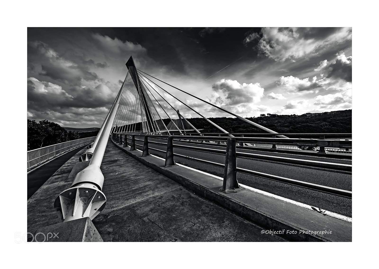 Nikon D5100 sample photo. Terenez bridge photography