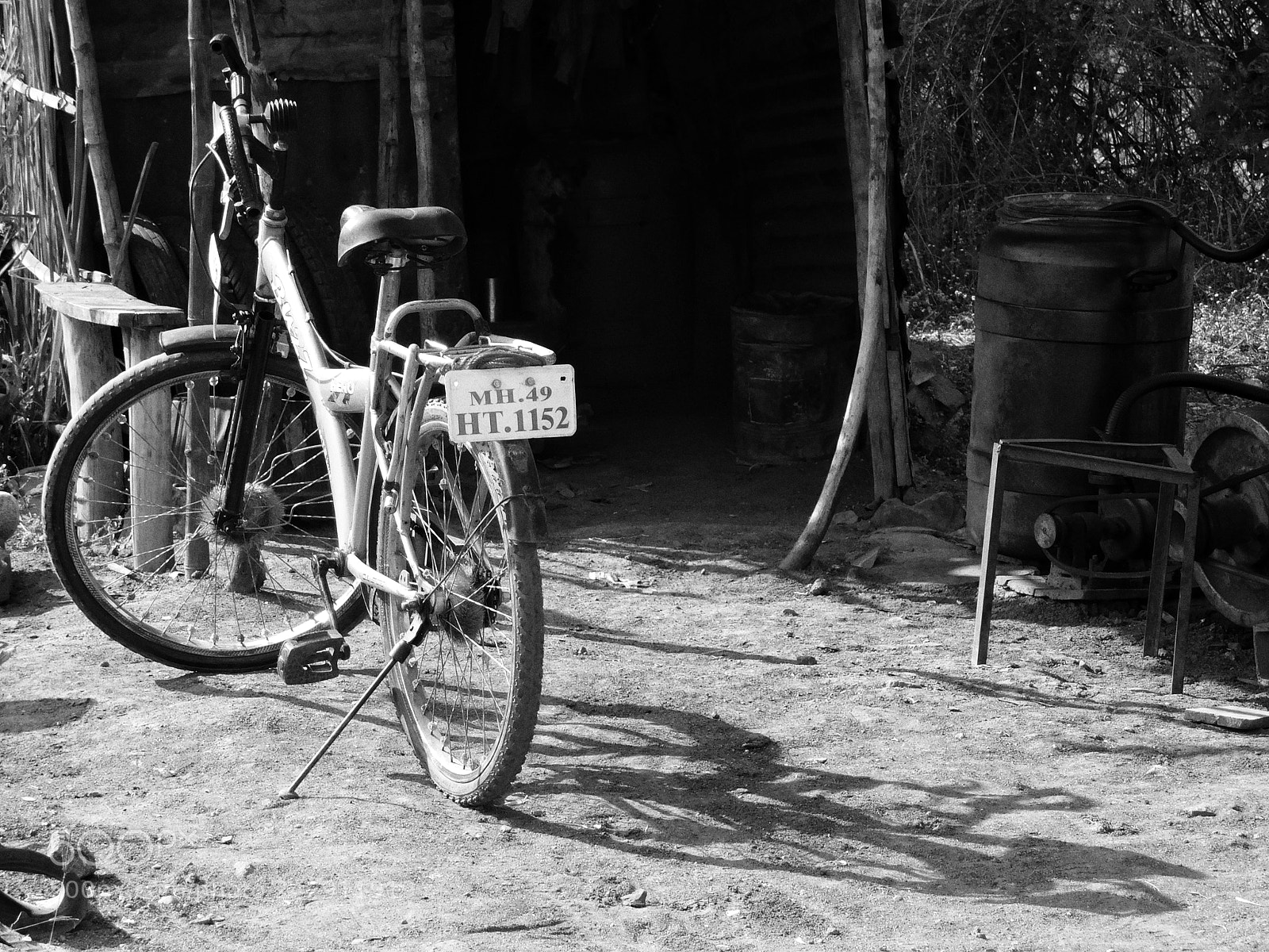 Nikon Coolpix B500 sample photo. Bicycle with numbers! photography