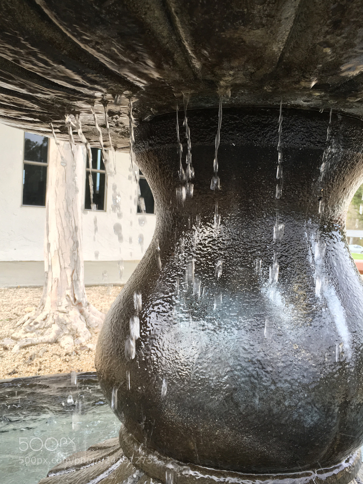 Apple iPad Pro sample photo. Fountain photography
