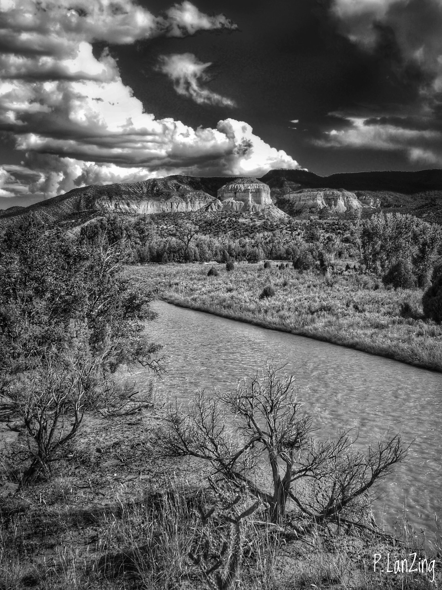 Panasonic Lumix DMC-L1 sample photo. Rio chama, new mexico photography