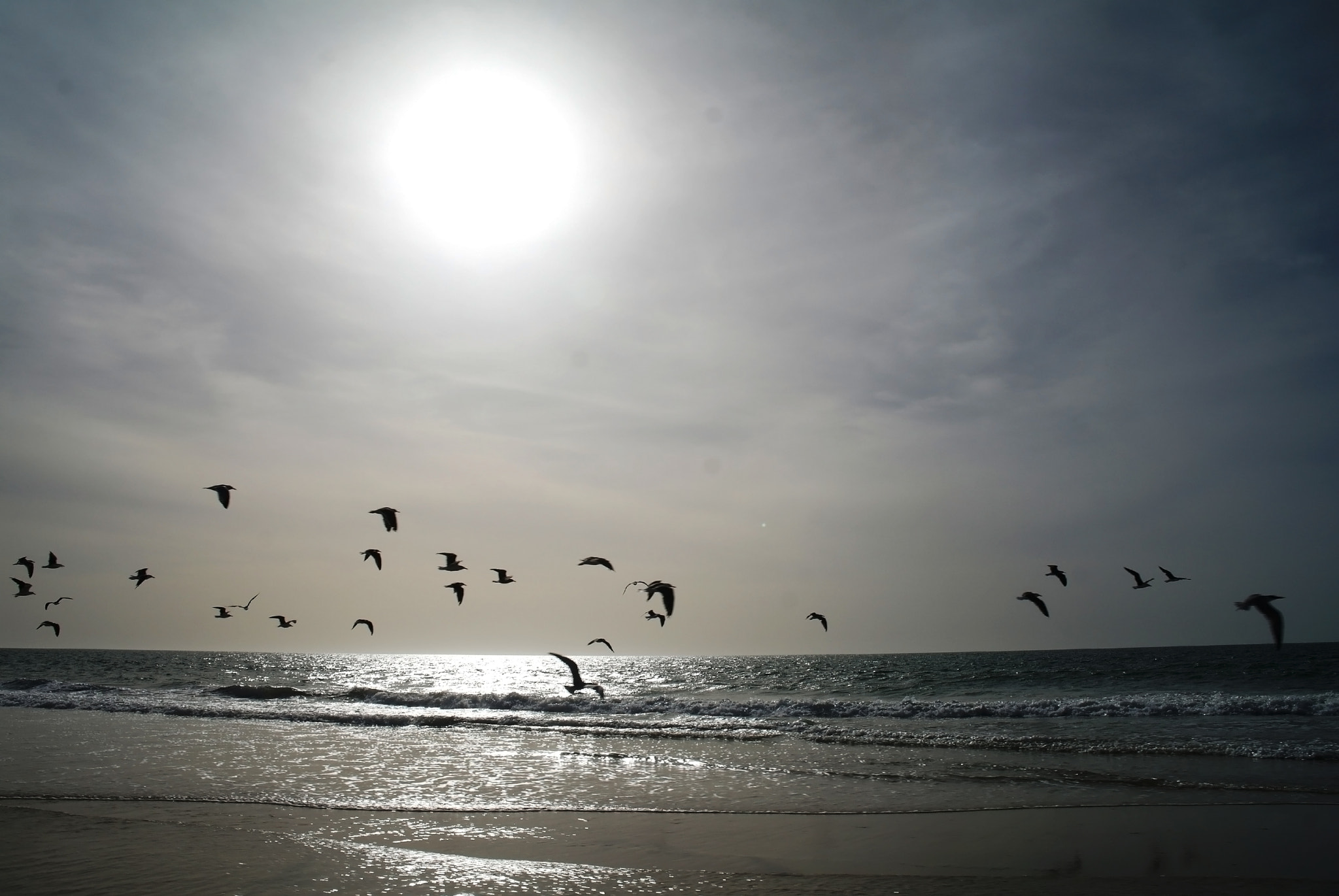 Samsung NX11 sample photo. Sunset on the nouakchott beach photography