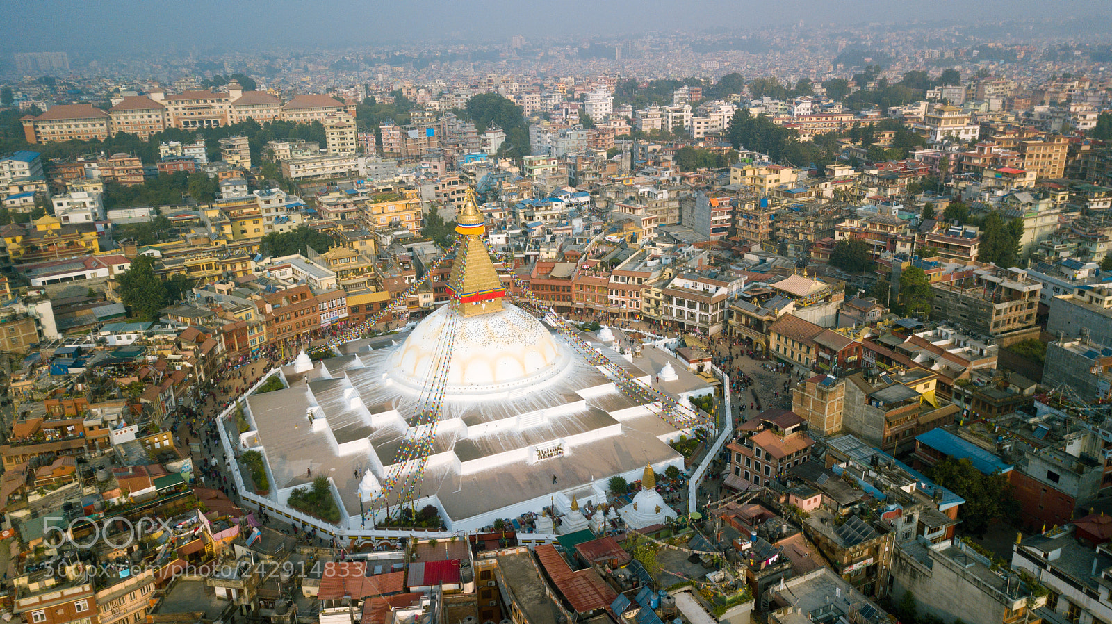 DJI FC220 sample photo. Stupa bodhnath kathmandu, nepal photography
