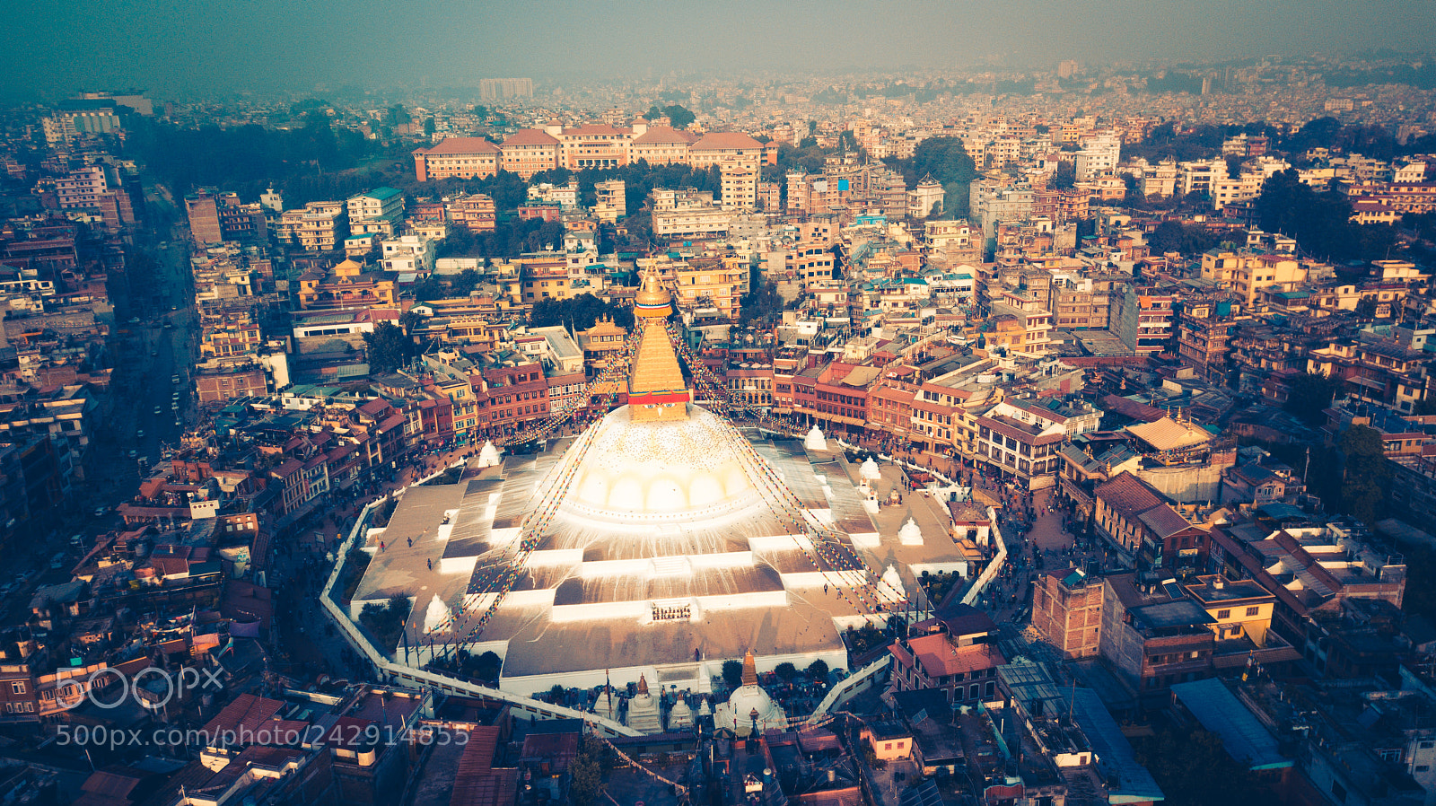 DJI FC220 sample photo. Stupa bodhnath kathmandu, nepal photography