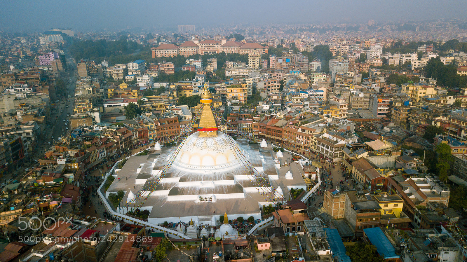 DJI FC220 sample photo. Stupa bodhnath kathmandu, nepal photography