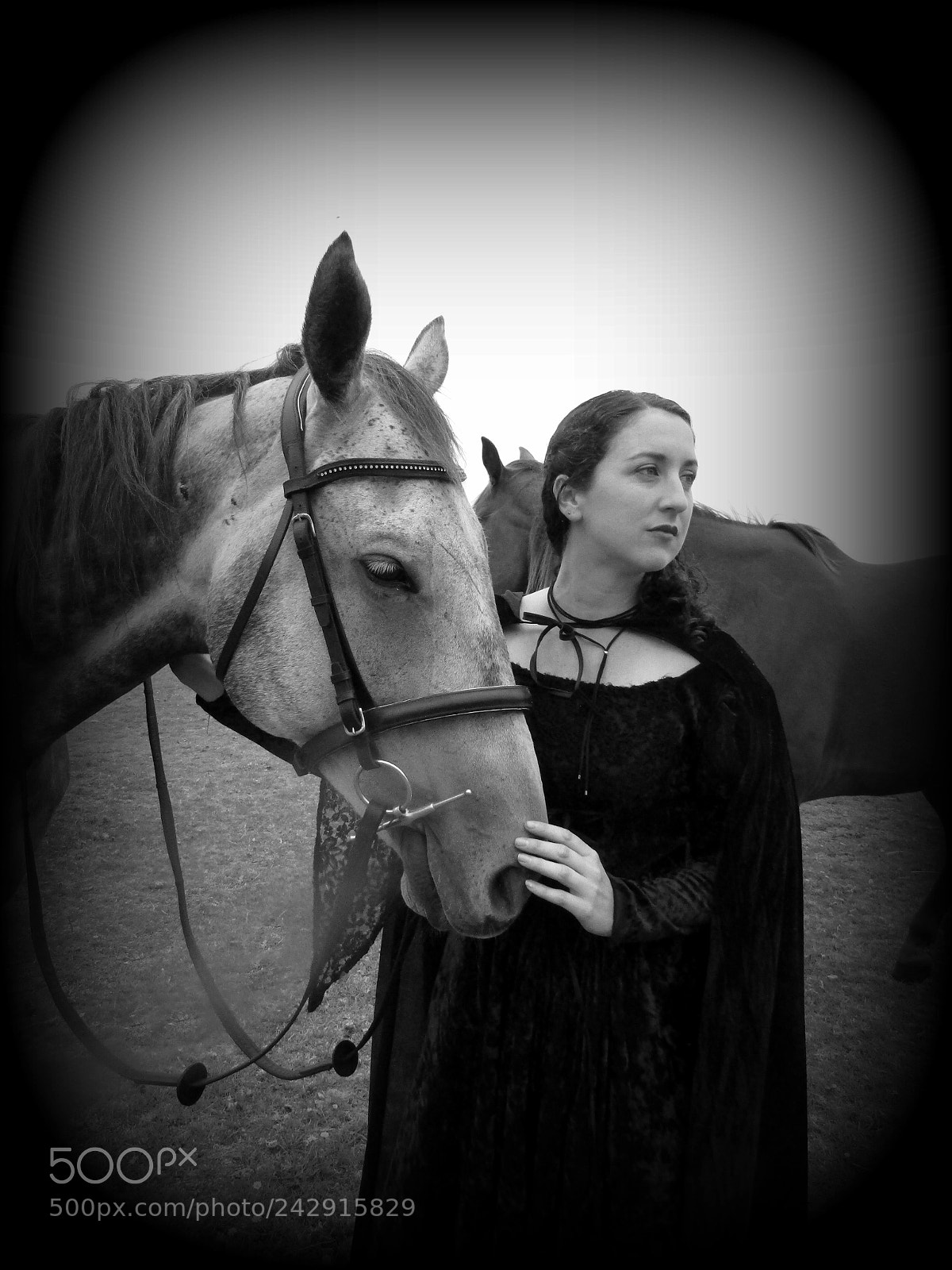 Canon PowerShot SX420 IS sample photo. Girl and horse photography