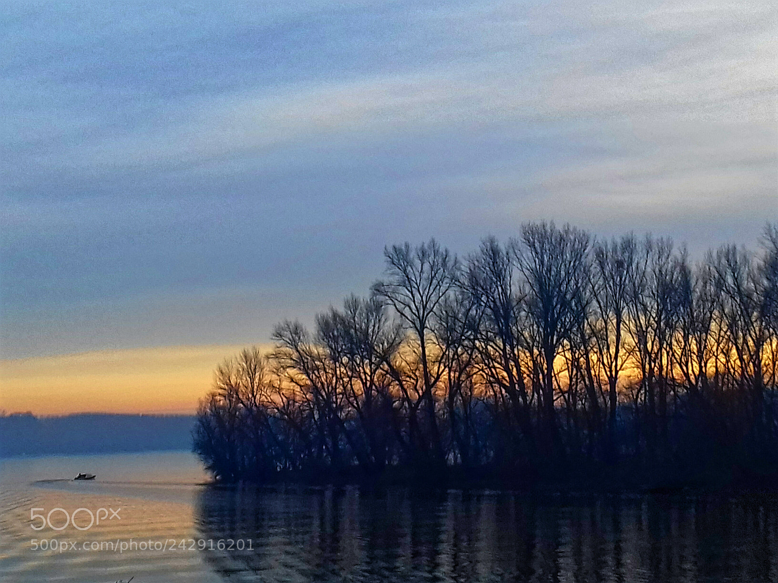 Samsung Galaxy J3(2016) sample photo. Sunset on danube river photography
