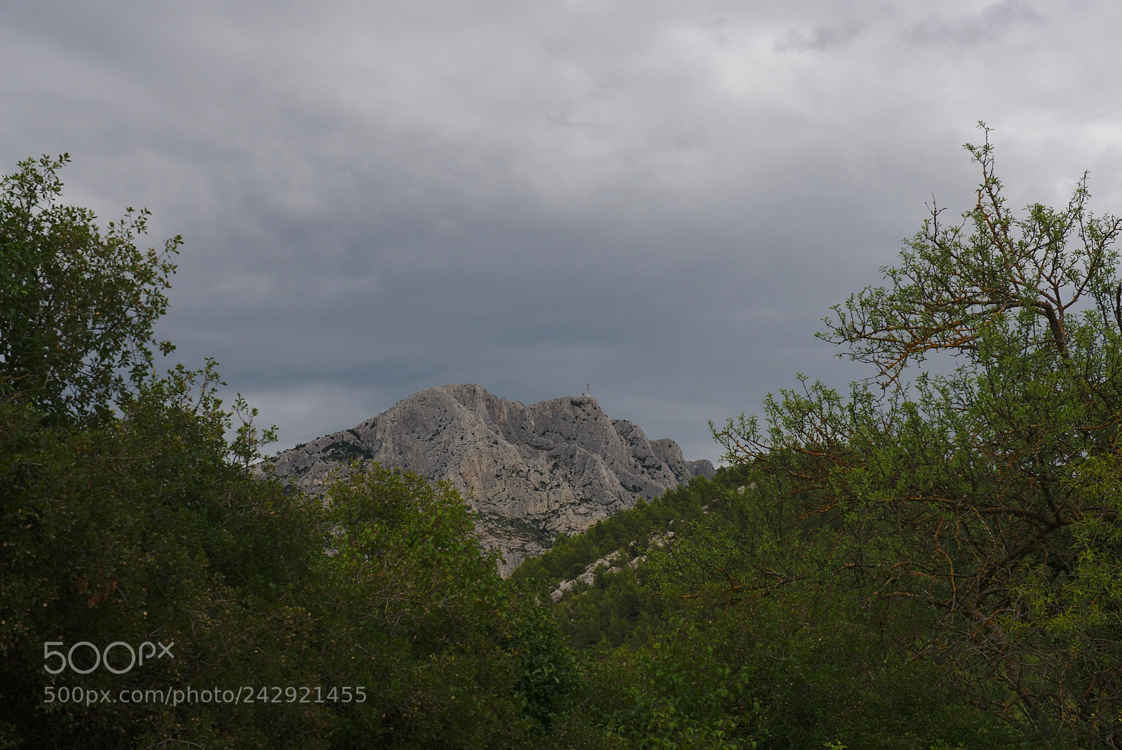 Nikon D800 sample photo. La montagne sainte-victoire encadr photography