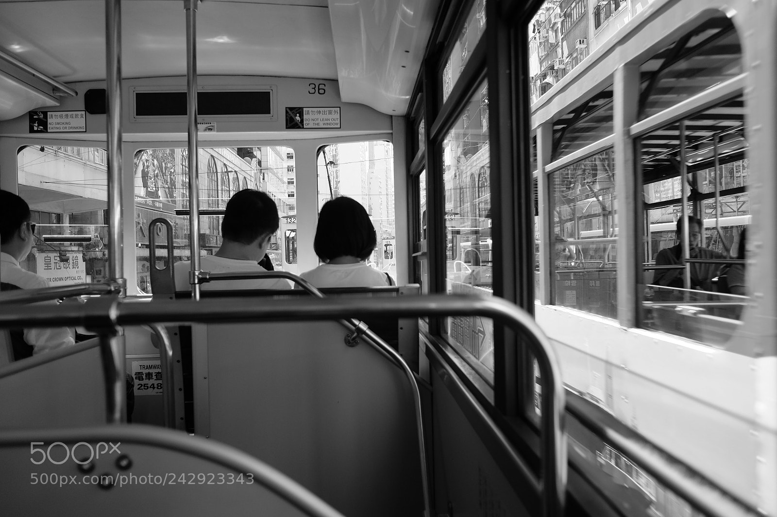 Fujifilm X70 sample photo. Hong kong tram scene photography