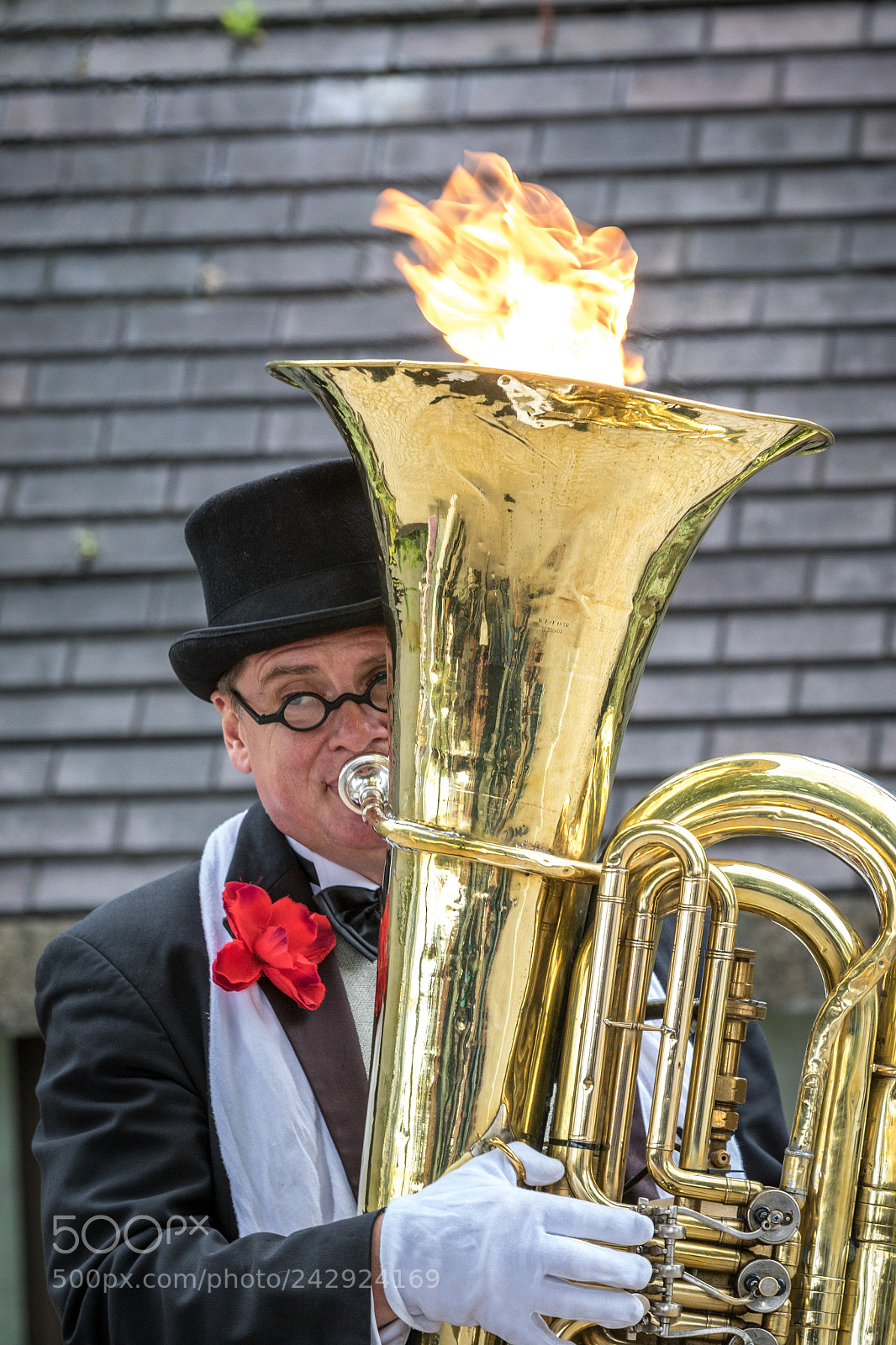 Canon EOS 7D Mark II sample photo. Werkowicz's fire tuba! photography