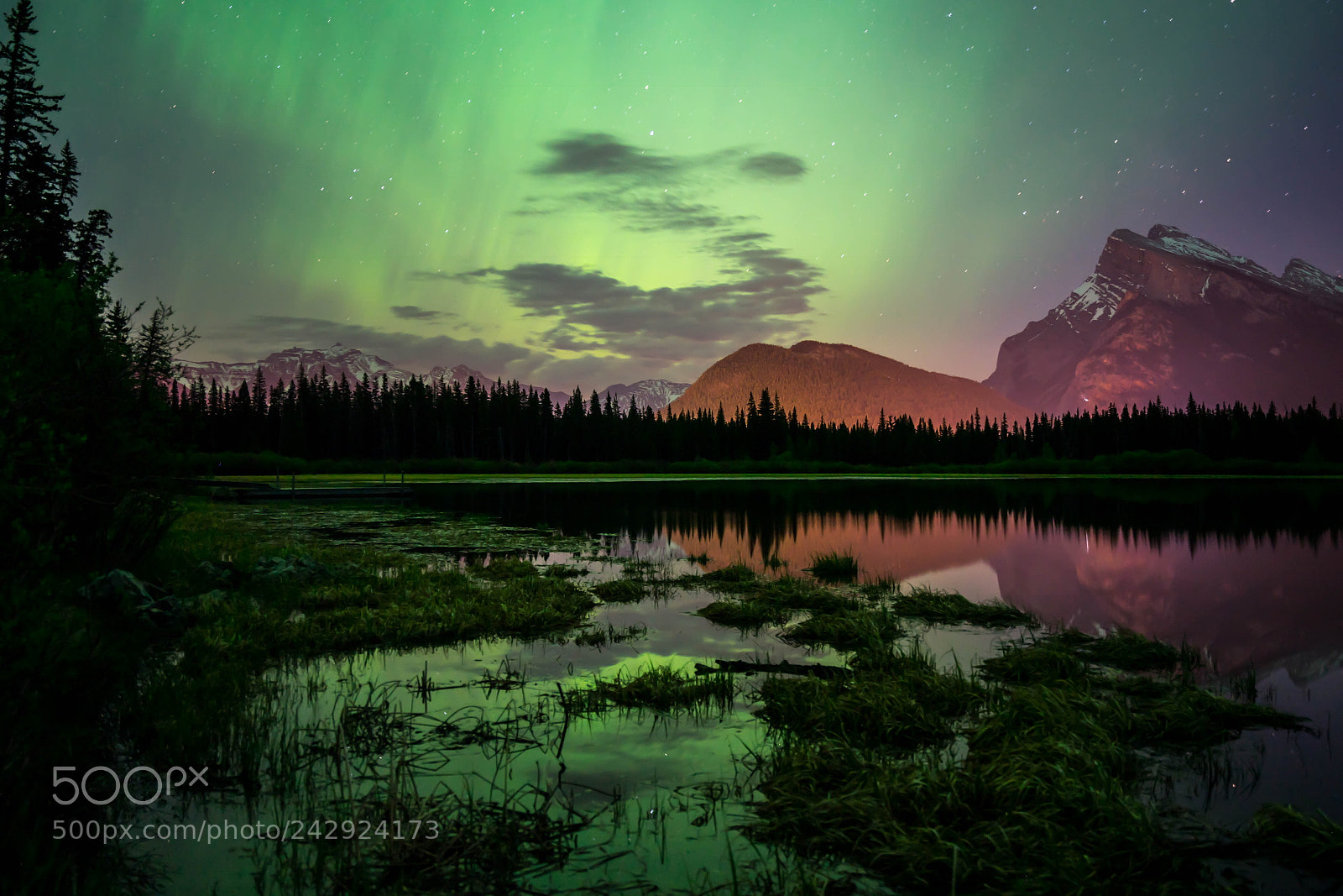 Sony a7 II sample photo. Northern lights in may photography