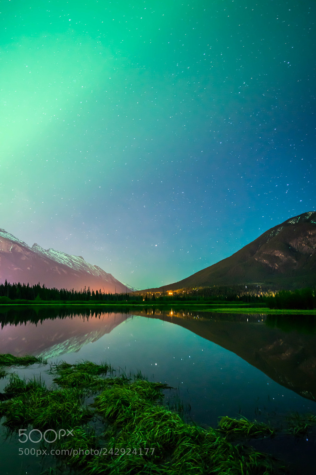Sony a7 II sample photo. Northern lights in may photography