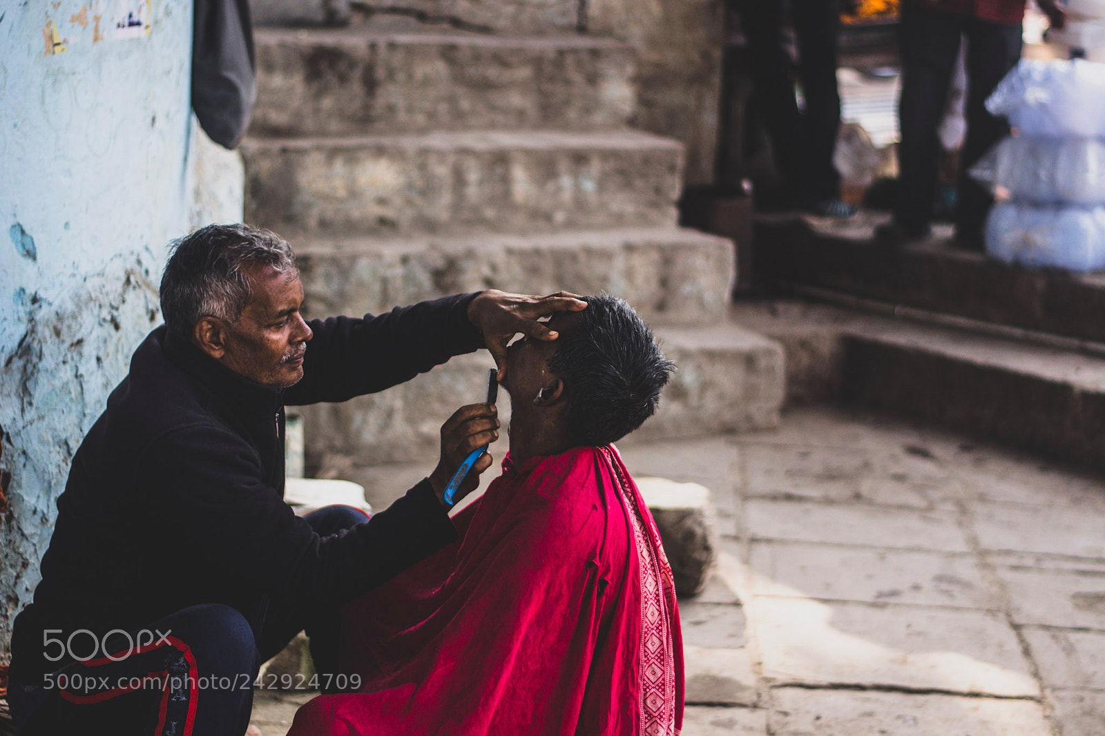 Nikon D7100 sample photo. Shave on the ganges photography