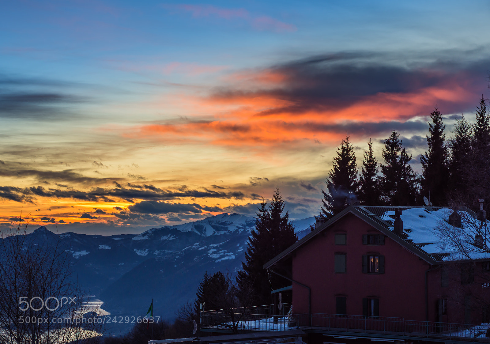 Nikon D7200 sample photo. Sunset from the mountain photography