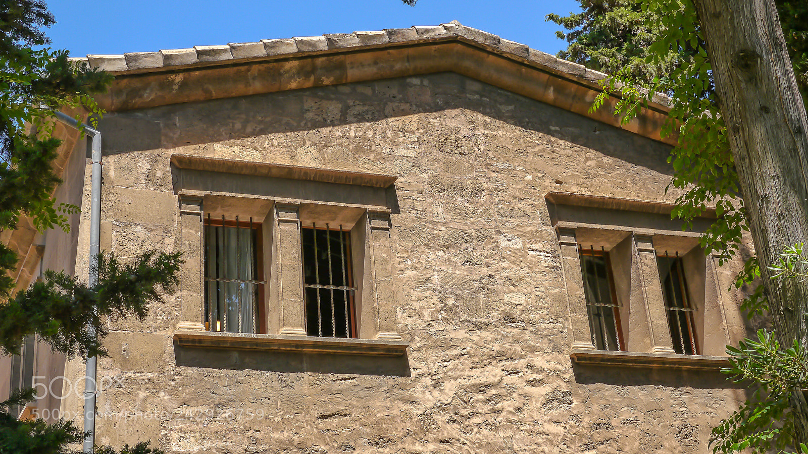 Panasonic Lumix DMC-G5 sample photo. Majorca barred windows photography