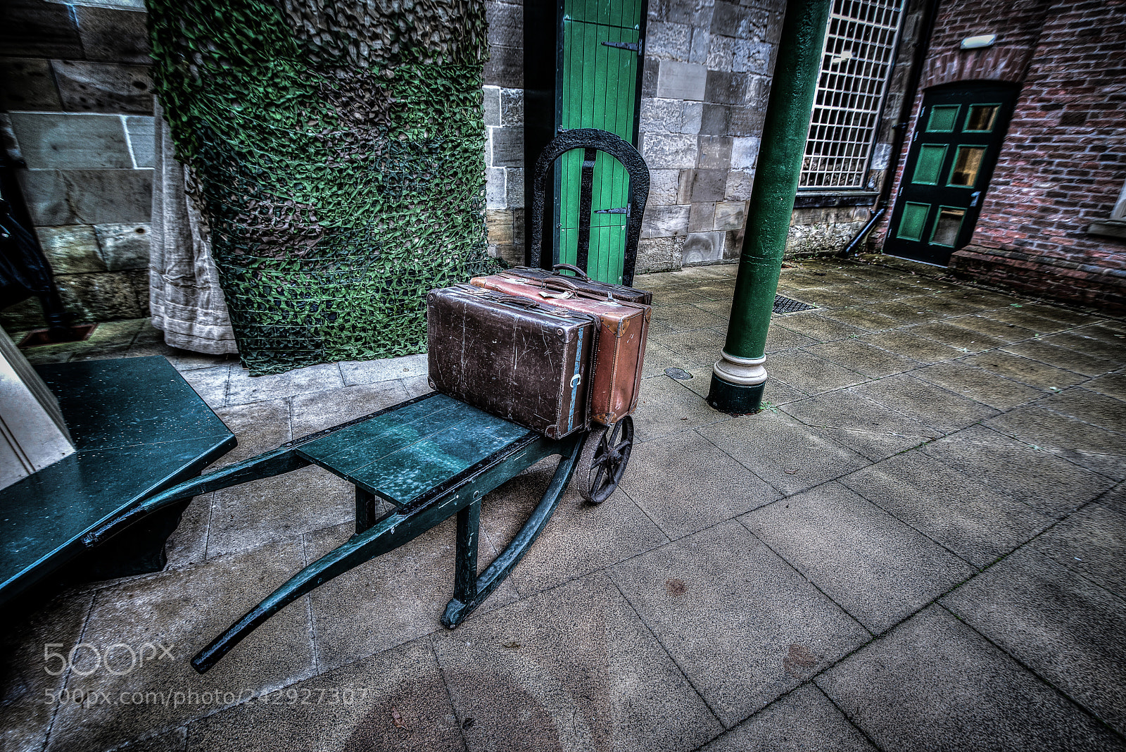 Nikon D800 sample photo. Left luggage photography