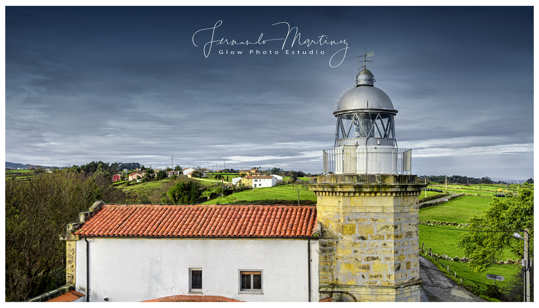 DJI FC550 sample photo. Tazones lighthouse photography