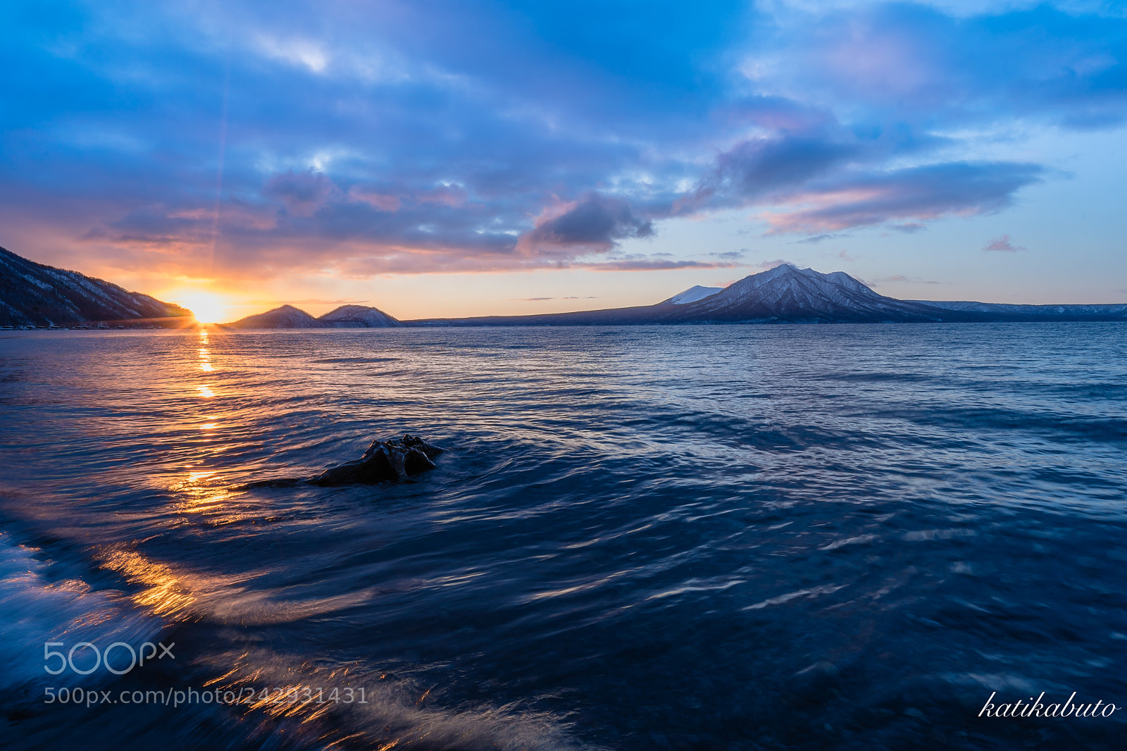 Sony a9 sample photo. Lakeside of the daybreak photography
