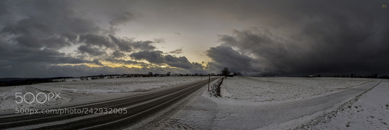 Nikon D4 sample photo. Stormy winter evening at photography