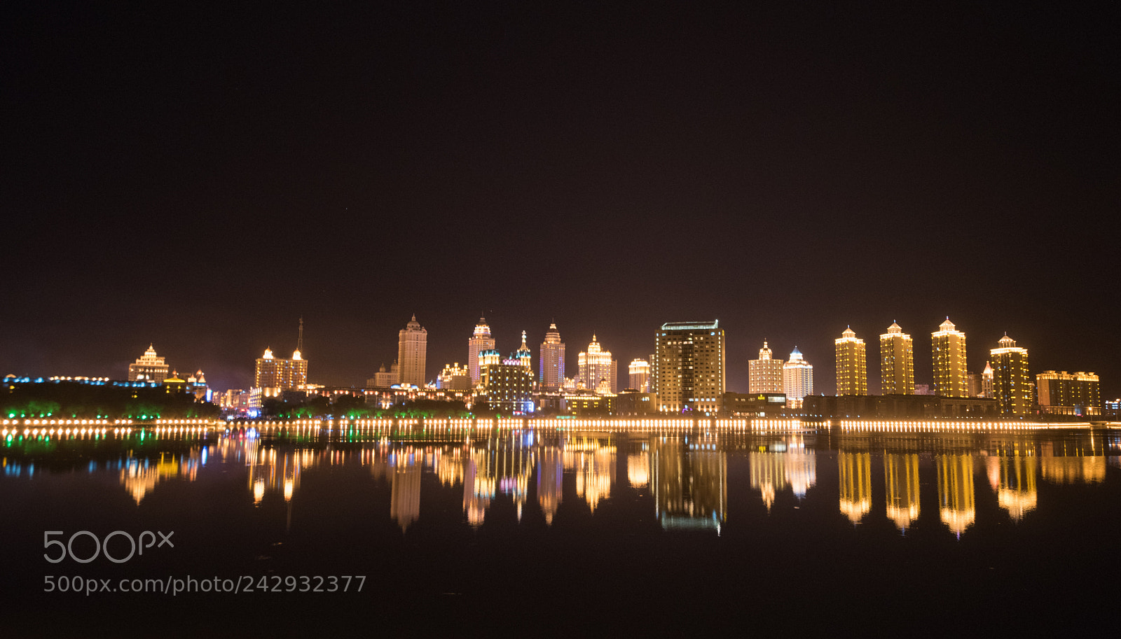 Nikon D810 sample photo. 满洲里的夜 photography