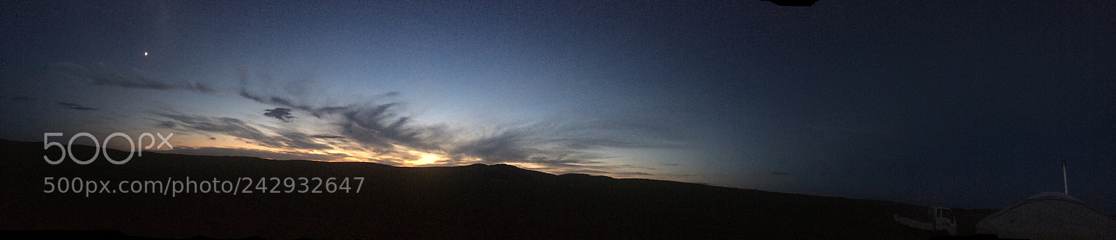 Apple iPhone 5s sample photo. Inmongolia night sunset sky photography