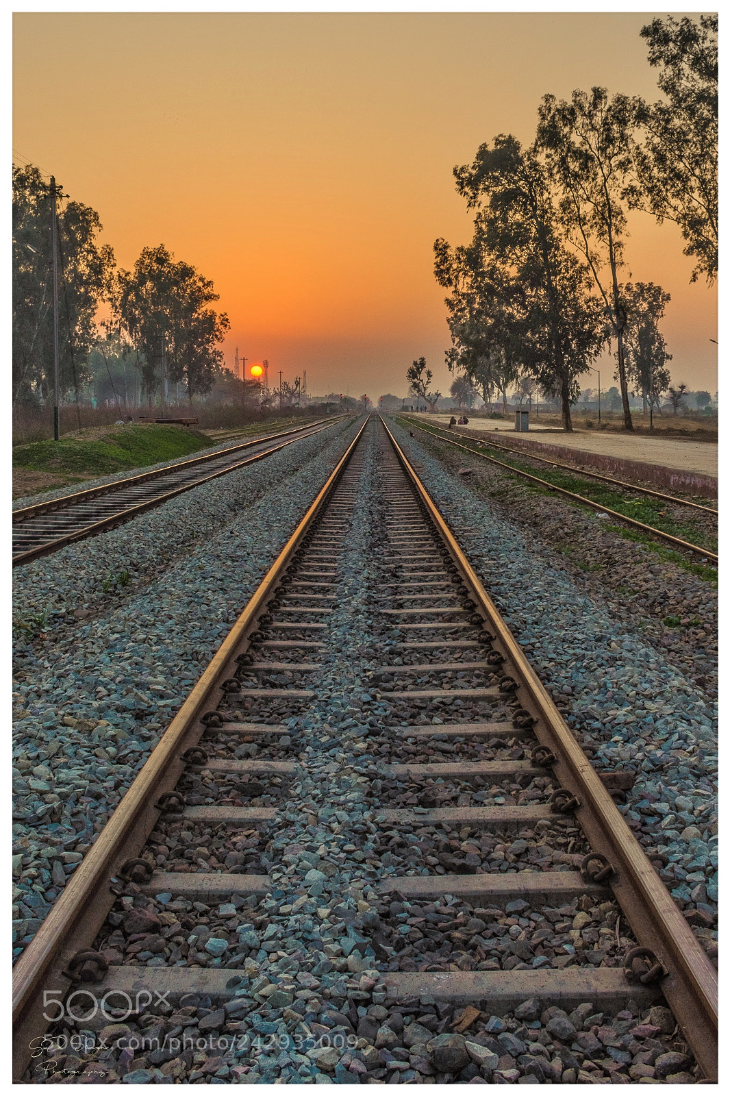 Nikon D7200 sample photo. Railway track photography