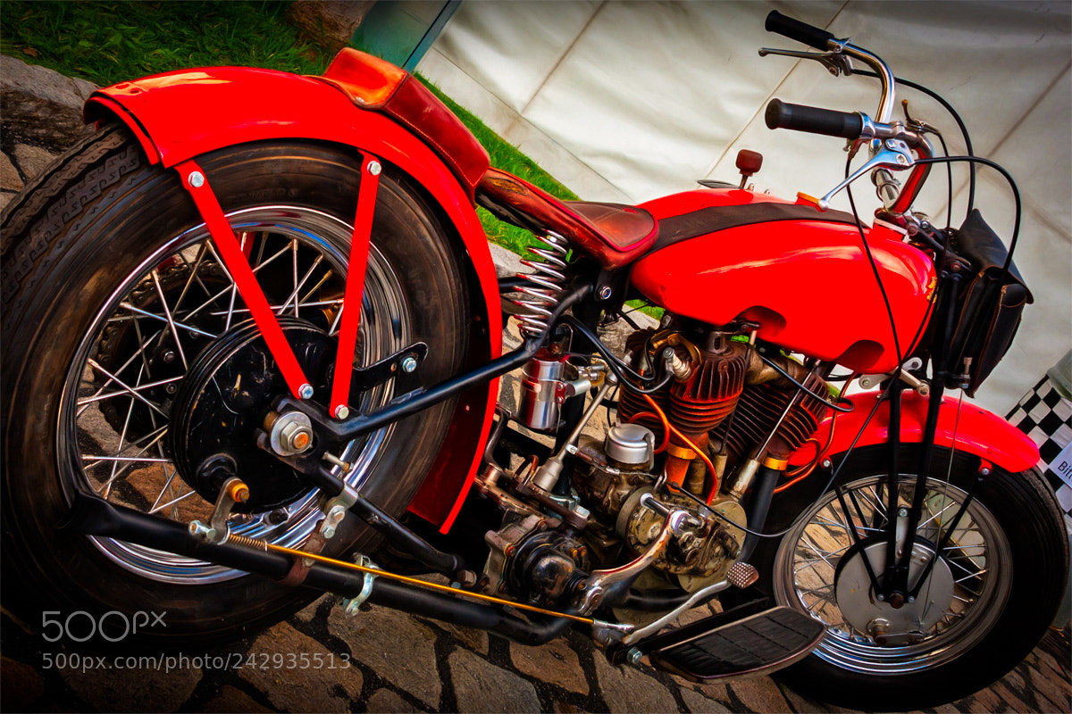 Canon EOS 40D sample photo. Harley davidson photography