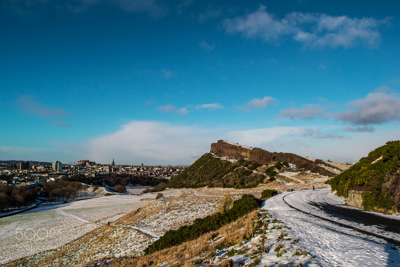Nikon D5500 sample photo. View from arthur's seat photography
